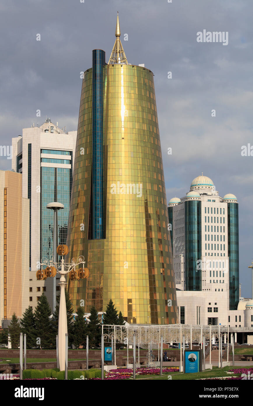 Kazakhstan; Astana, Ministries, government buildings, Stock Photo
