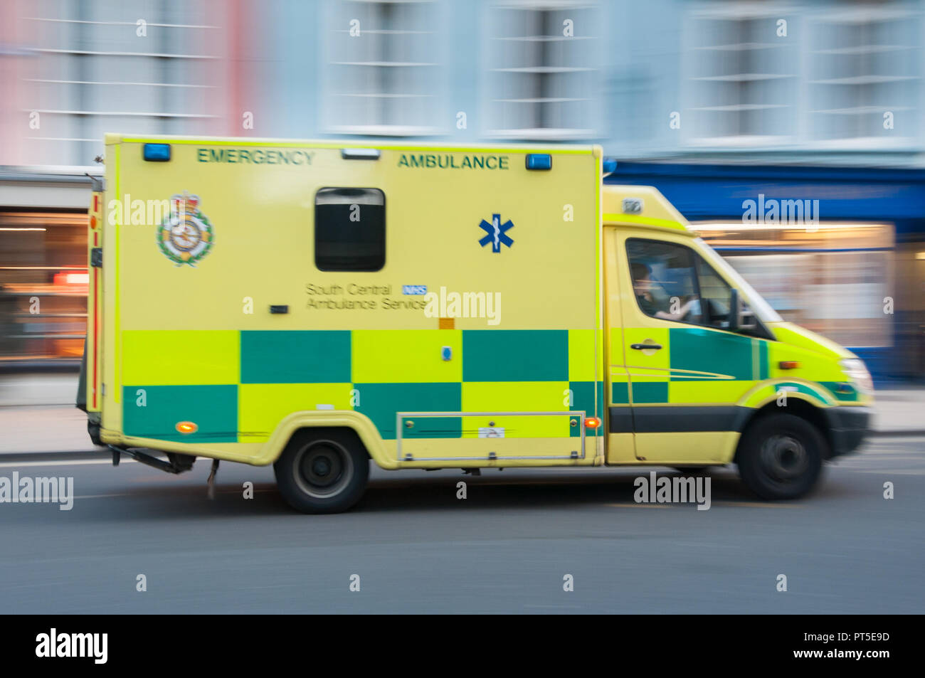South Central Emergency ambulance car Stock Photo