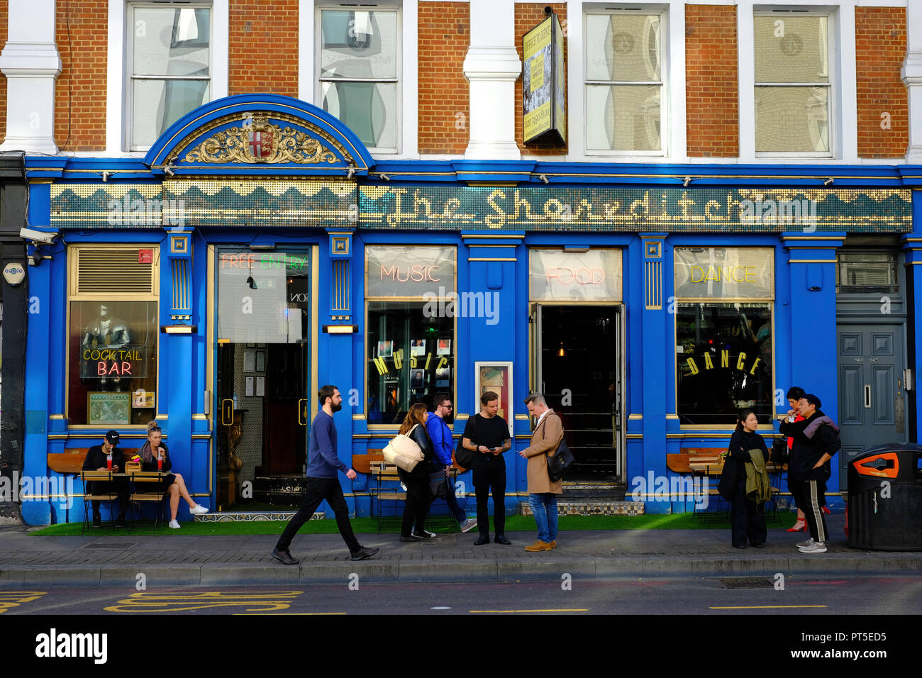 The Shoreditch Pub, Shoreditch High Street, London, United Kingdom Stock Photo