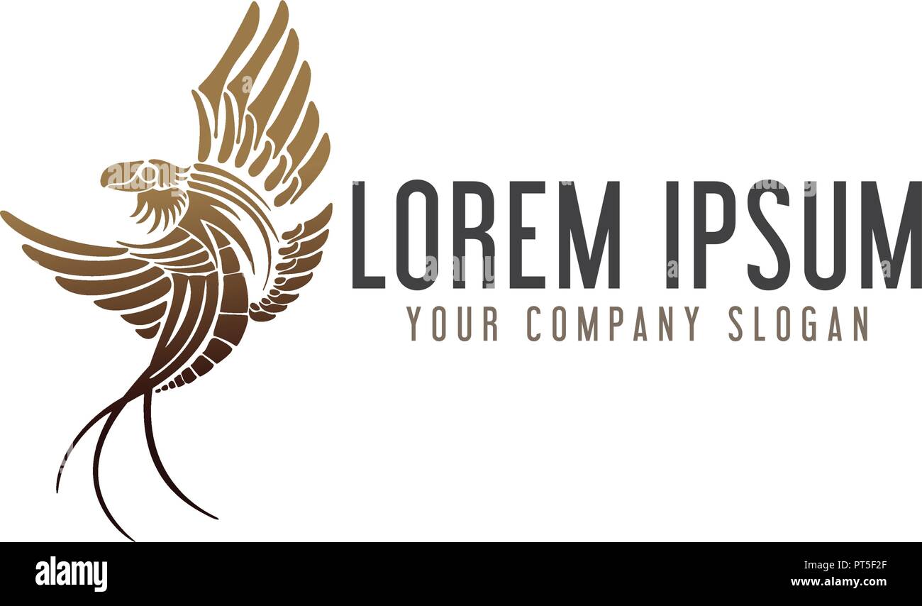 luxury bird logo design concept template Stock Vector Image & Art - Alamy