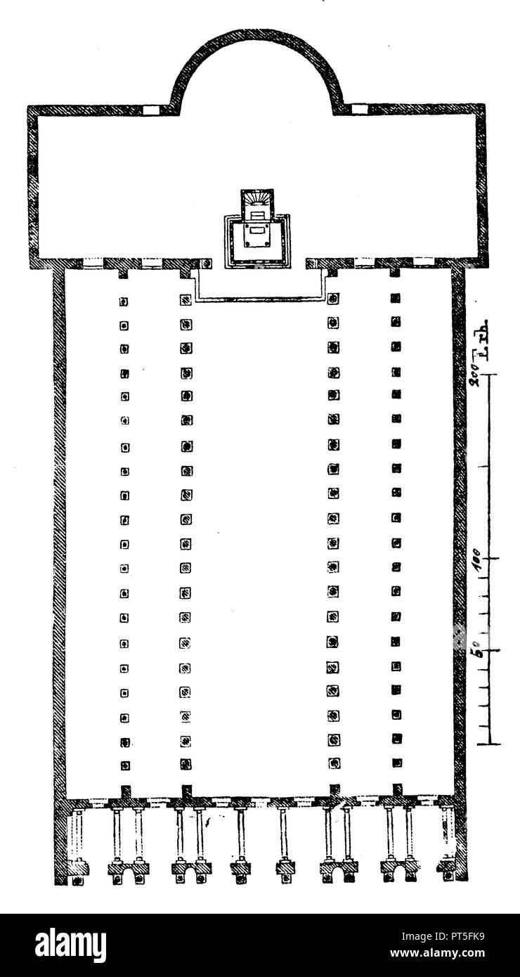 Floor plan of the basilica hires stock photography and images Alamy