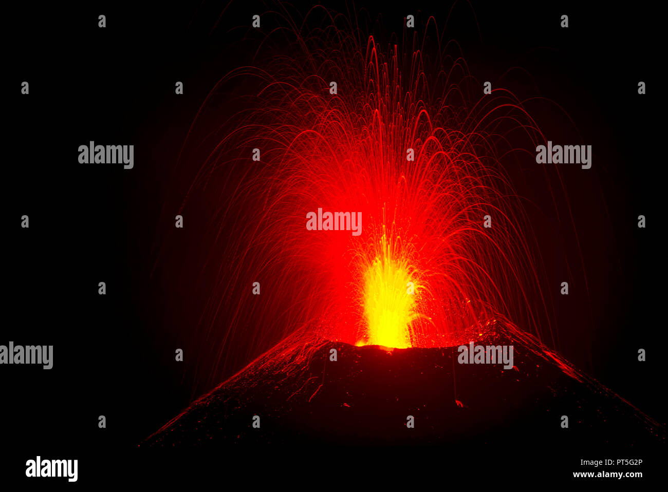 Krakatoa Volcano Erupting High Resolution Stock Photography and Images ...