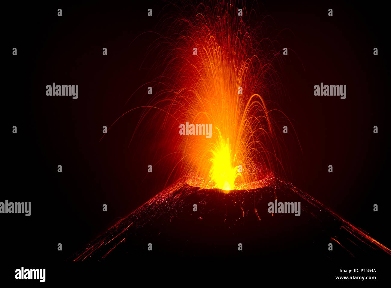 Krakatoa Volcano Erupting High Resolution Stock Photography and Images ...