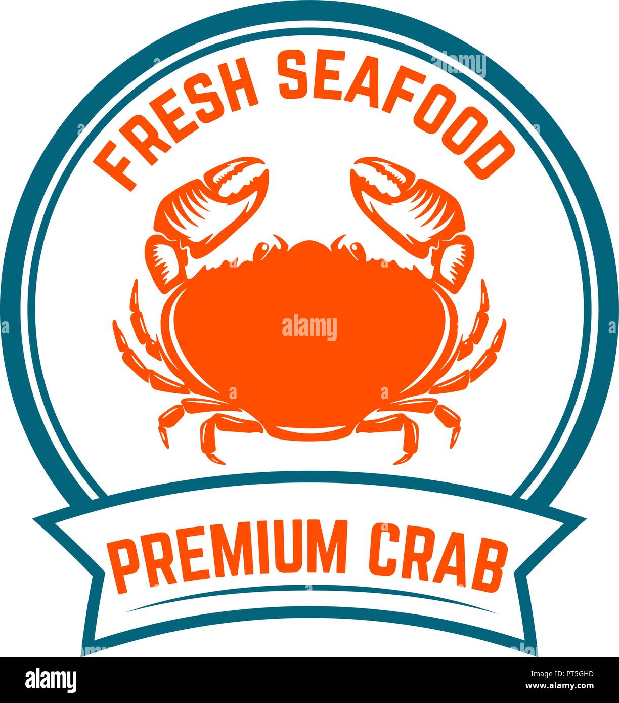 photo Crab Paste Logo Design https www alamy com fresh seafood emblem template with crab illustration design element for logo label emblem sign poster vector image image221398953 html