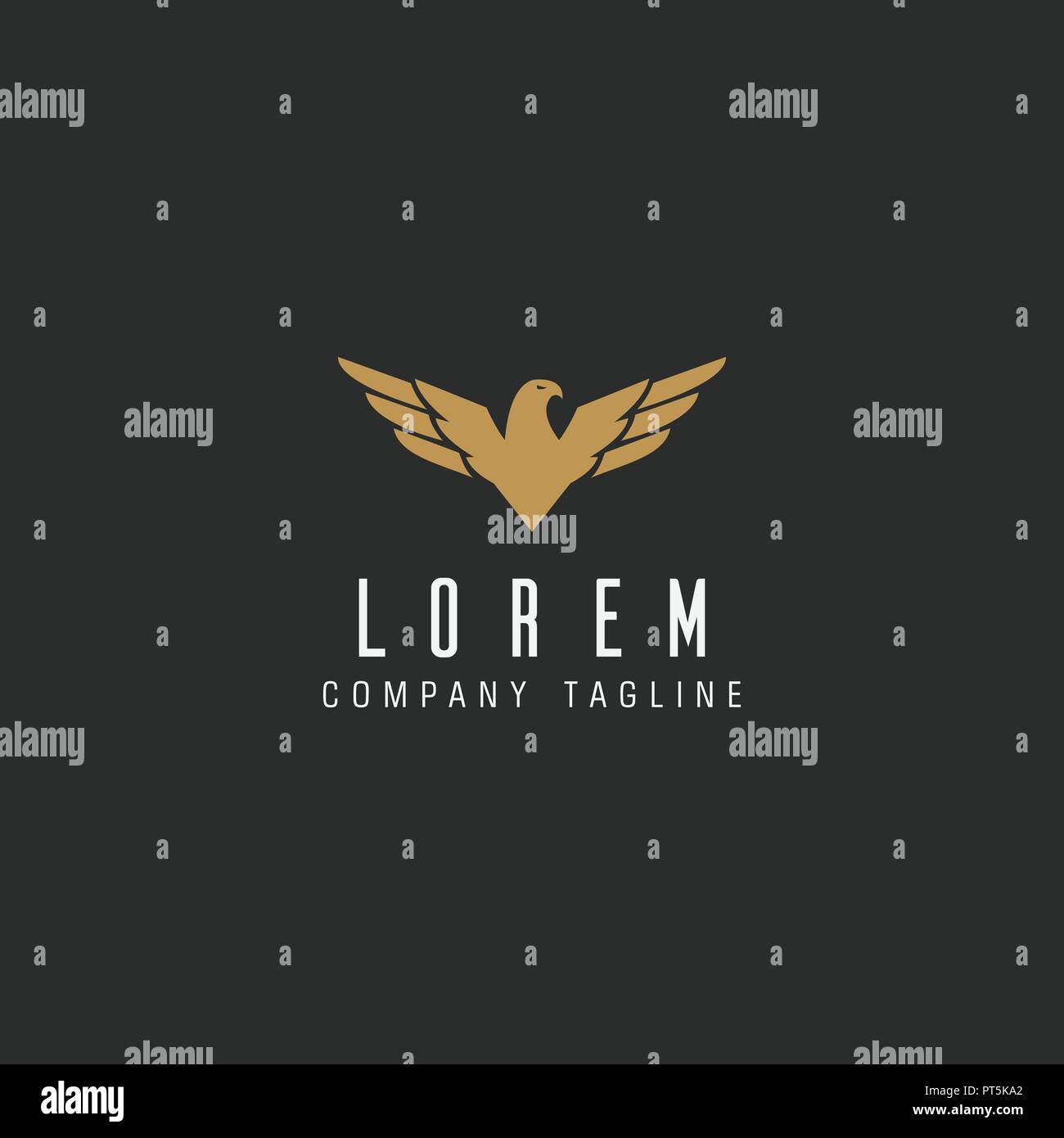 luxury bird logo design concept template Stock Vector Image & Art - Alamy