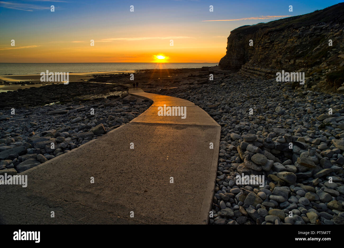 Dunraven Bay, Southerndown, in the Vale of Glamorgan, South Wales (13) Stock Photo