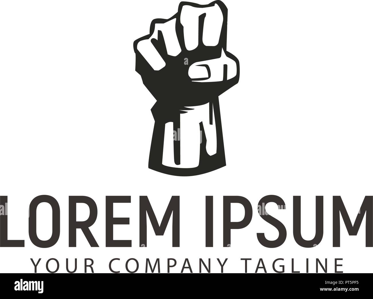 hand up freedom logo design concept template Stock Vector Image & Art -  Alamy