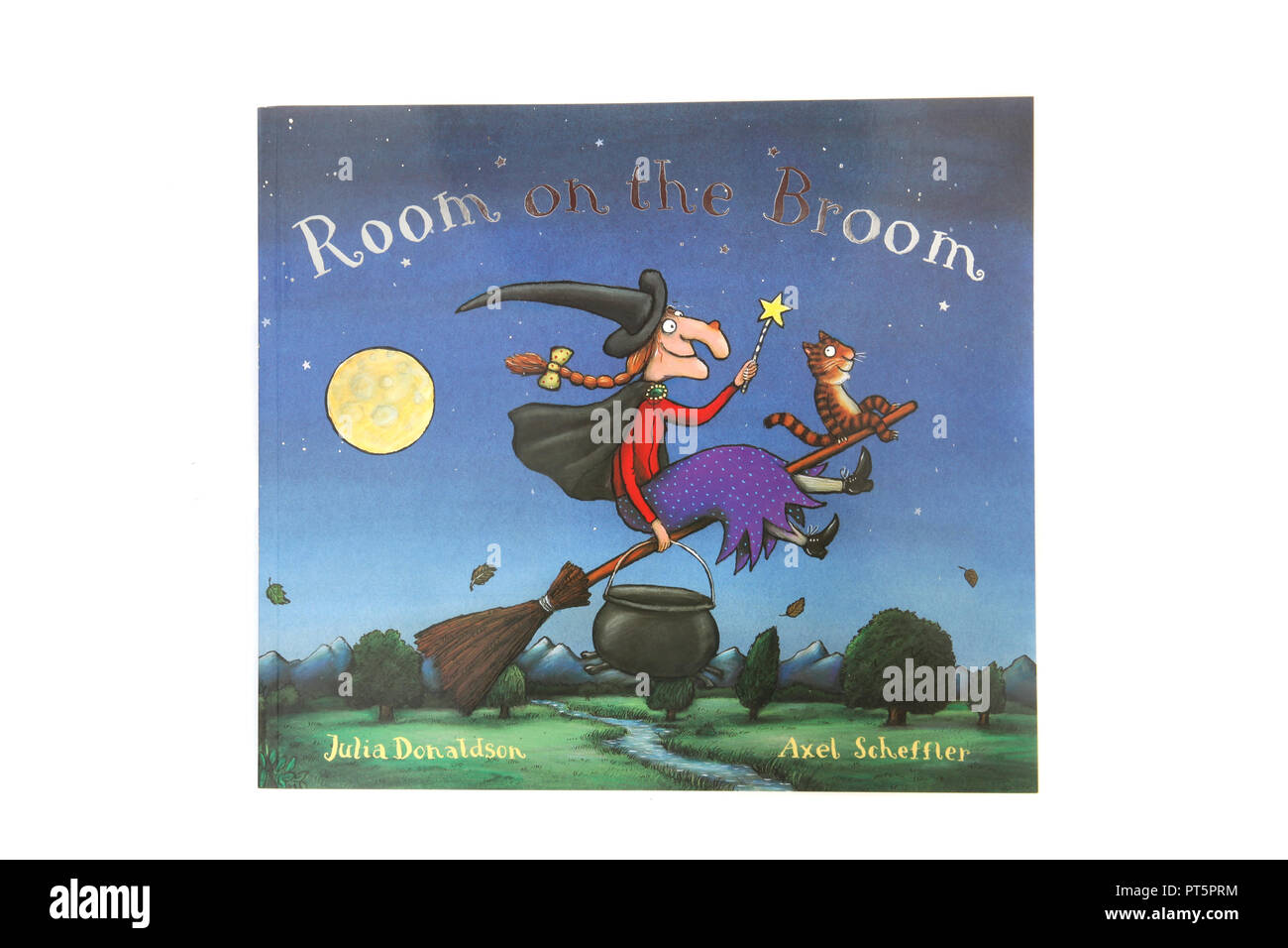 The book, Room on the Broom by Julia Donaldson Stock Photo