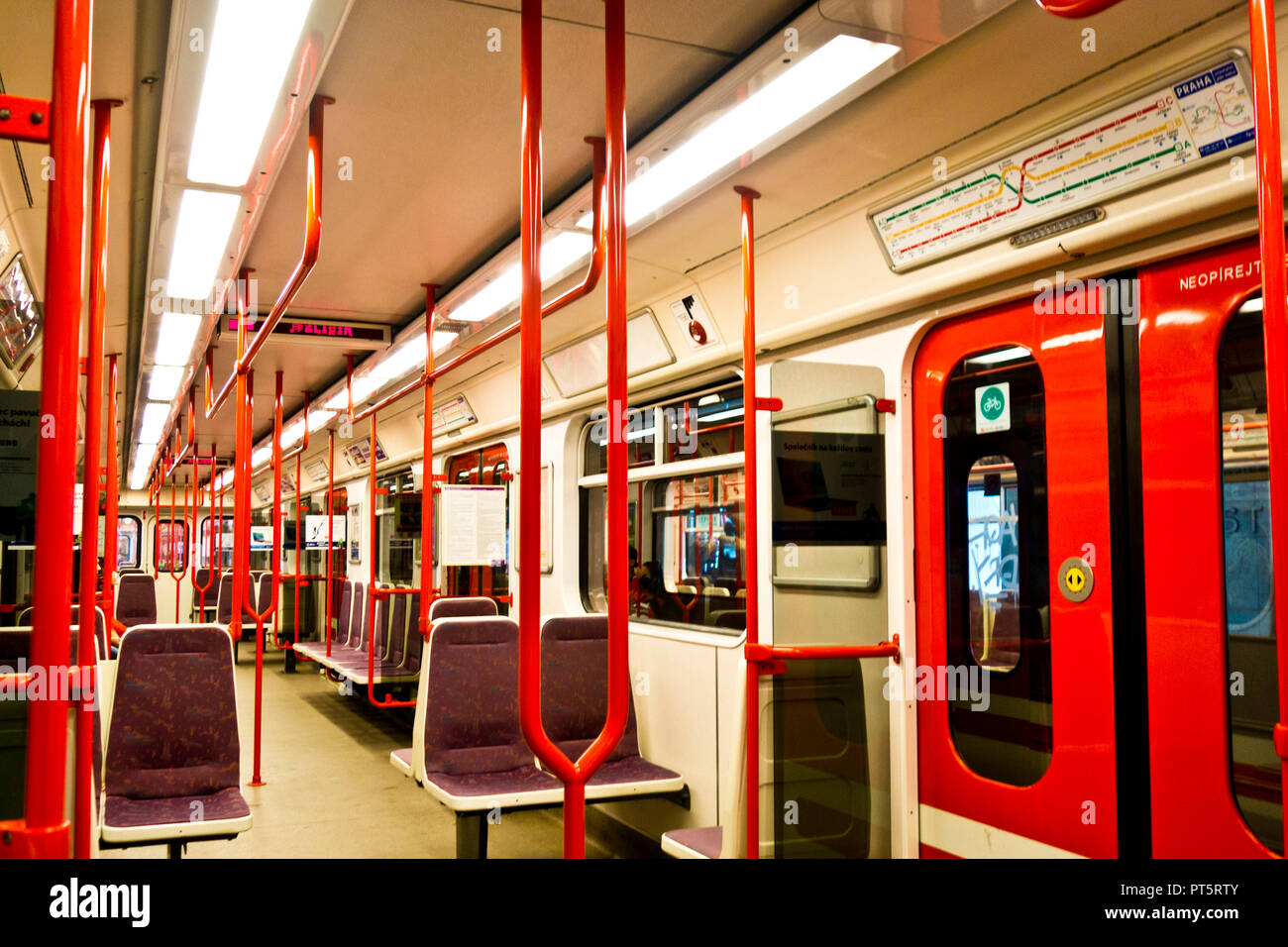 Subway car interior hi-res stock photography and images - Alamy