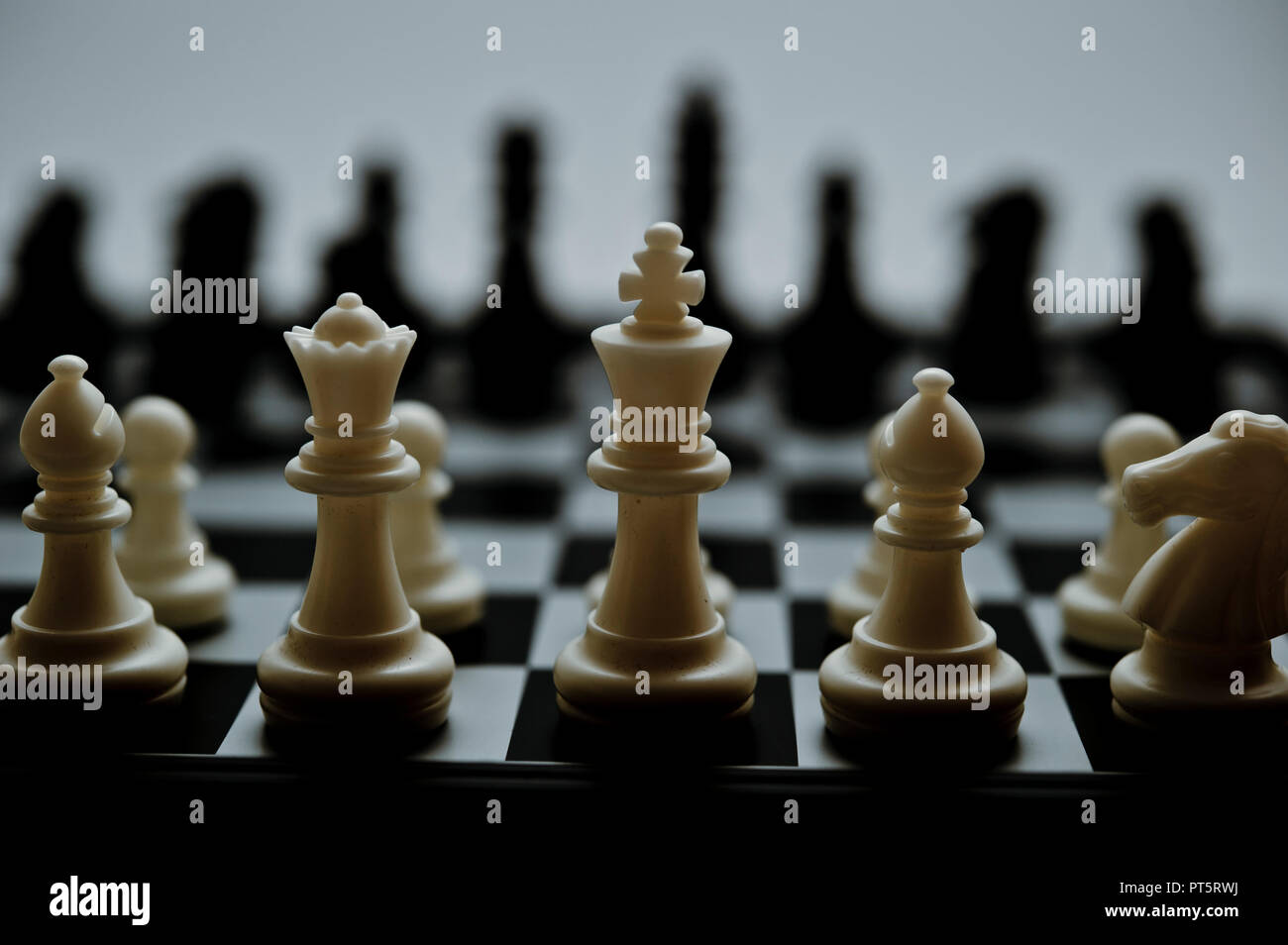 Chess Board and Pieces in Start Position Stock Photo - Image of rivalry,  beginnings: 7837664