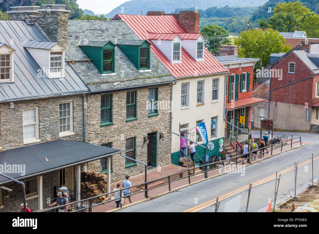 Harpers ferry National Historical Park in West Virginia in the United States Stock Photo