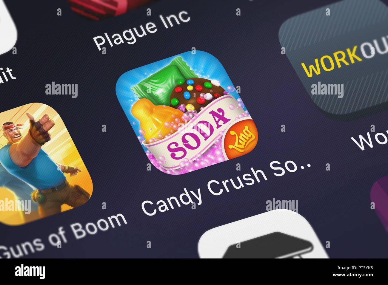 Candy crush game screen Stock Vector Images - Alamy