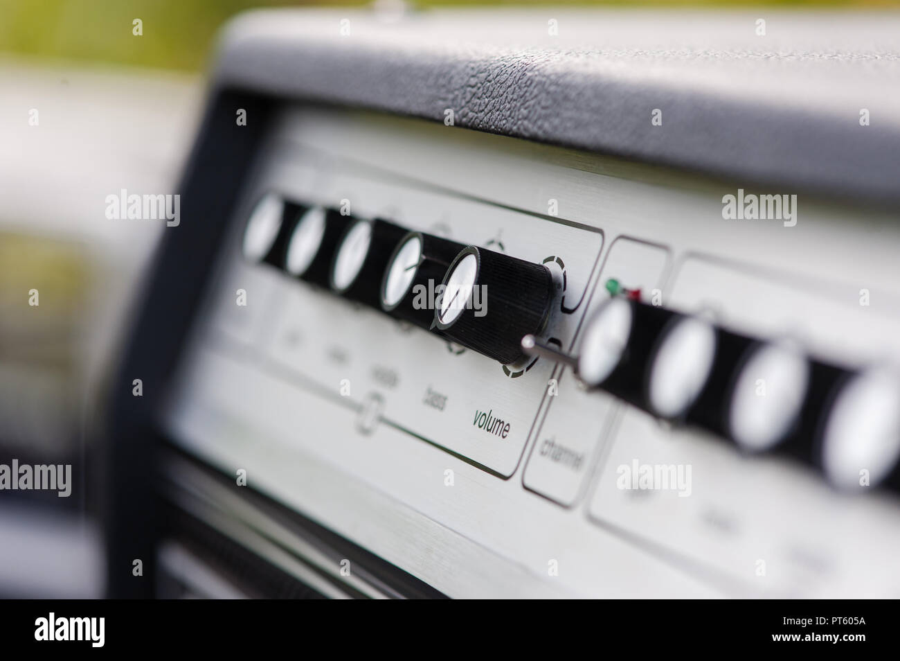 Professional instrument for adjust sound and volume Stock Photo - Alamy