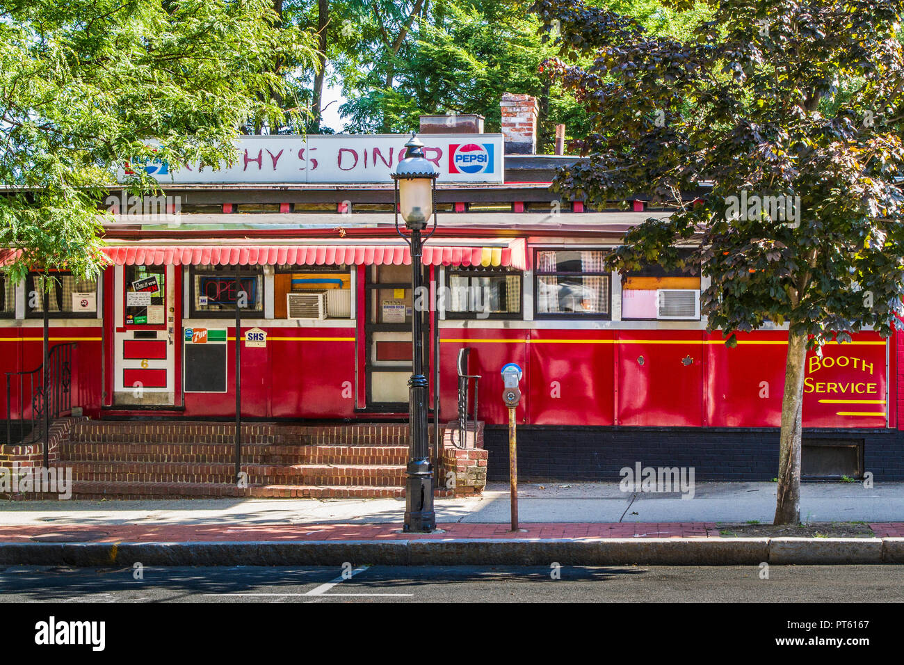Kathy's Diner on Strong Ave in Northampton, MA closed in June 2013 Stock Photo