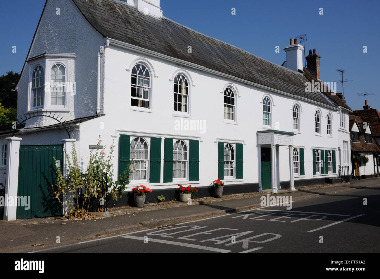 The White House, Much Hadham, Hertfordshire, has a 19th c Gothic Porch