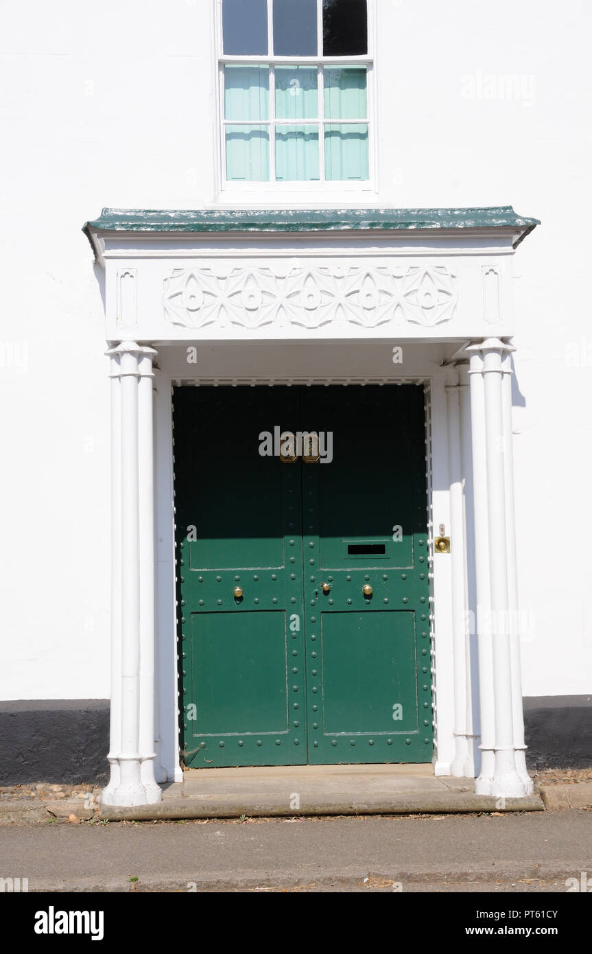 The White House, Much Hadham, Hertfordshire, has a 19th c Gothic Porch