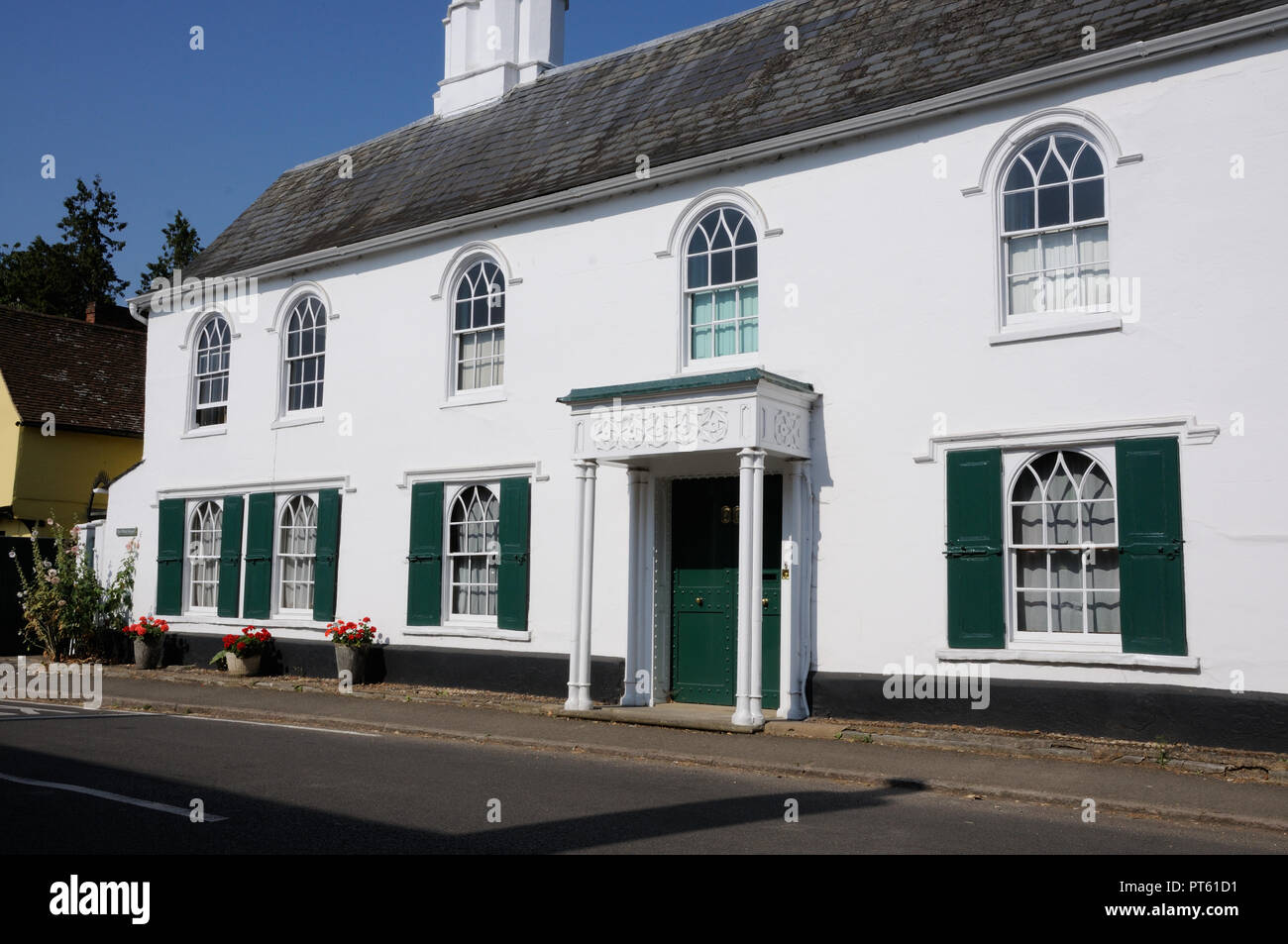 The White House, Much Hadham, Hertfordshire, has a 19th c Gothic Porch