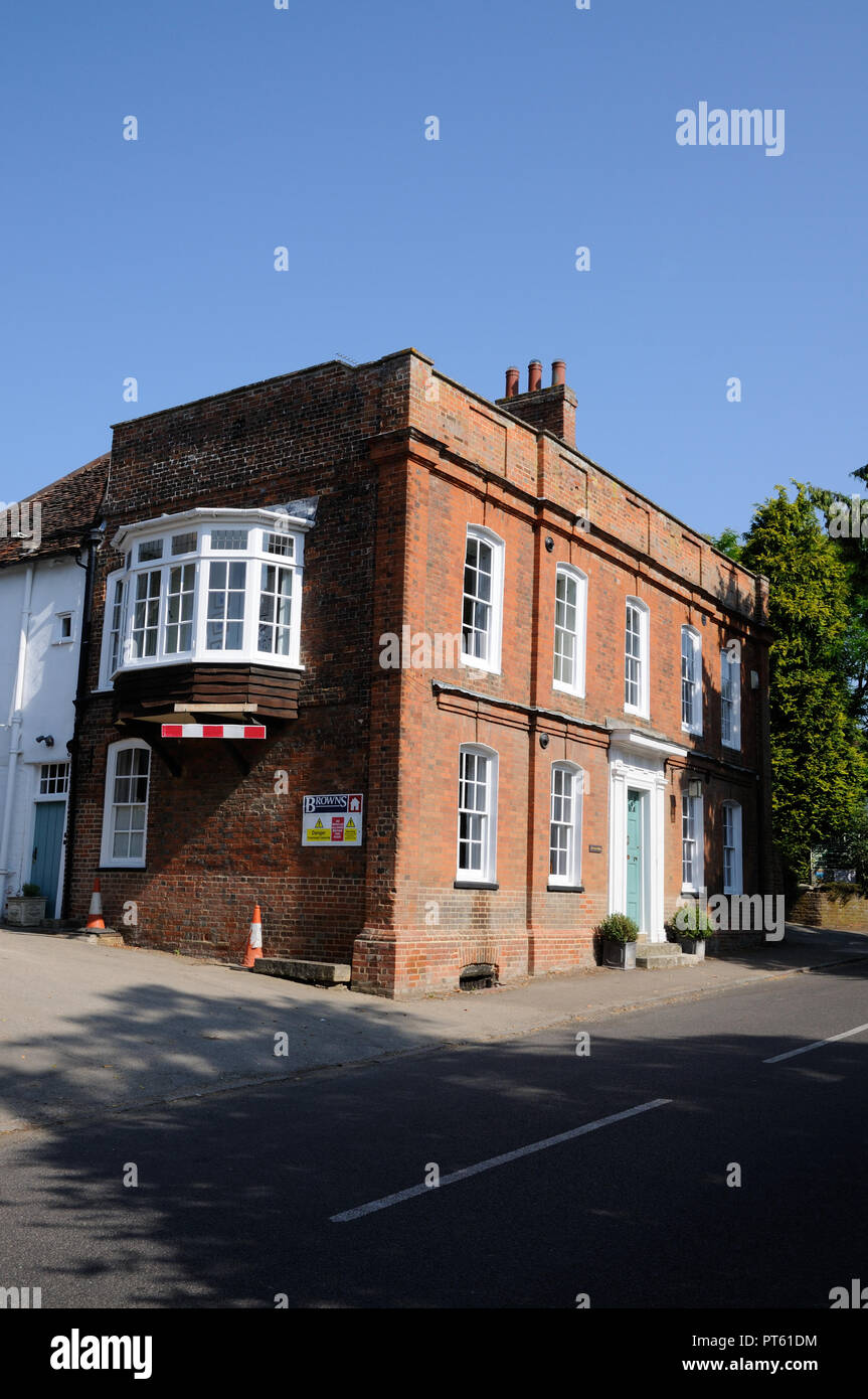 The Red House, Much Hadham, Hertfordshire, has a central Doric doorway Stock Photo Alamy