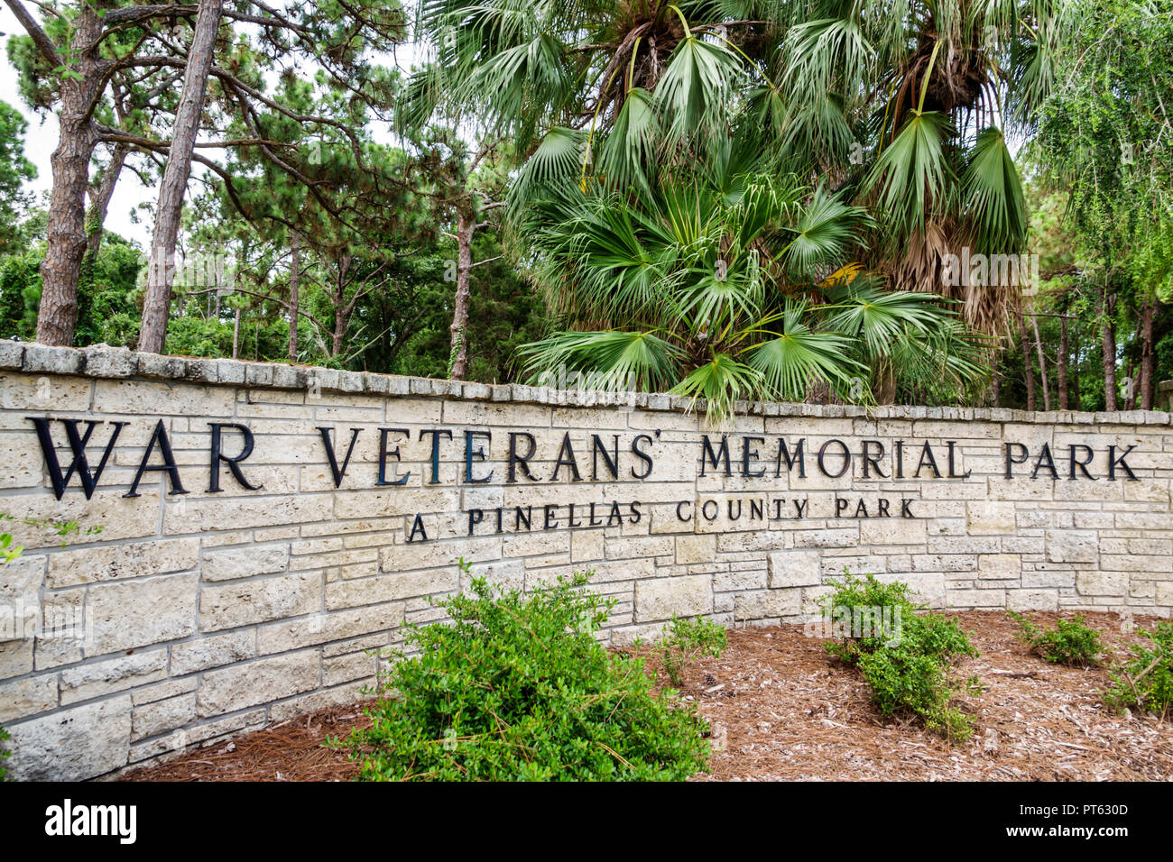 St. Saint Petersburg Florida,Bay Pines,War Veterans Memorial Park,front