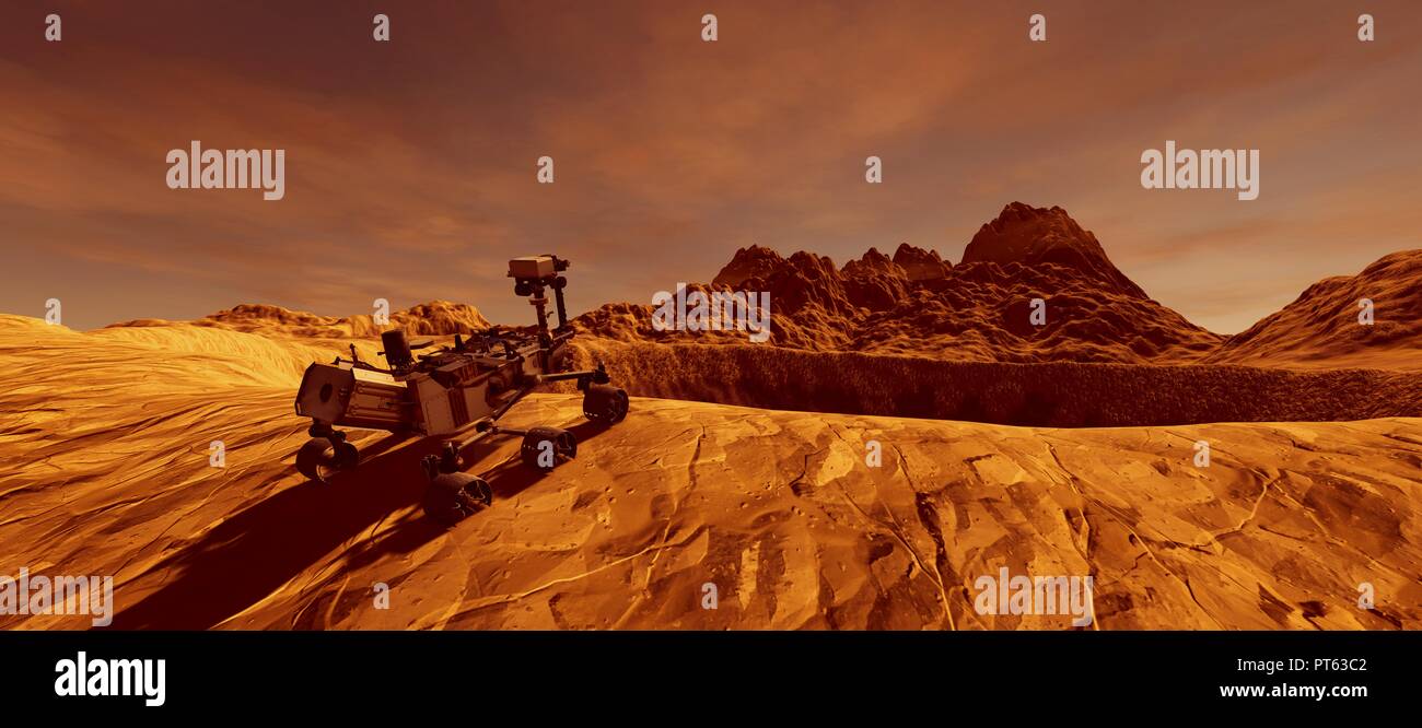 Extremely detailed and realistic high resolution 3D image of Mars ...