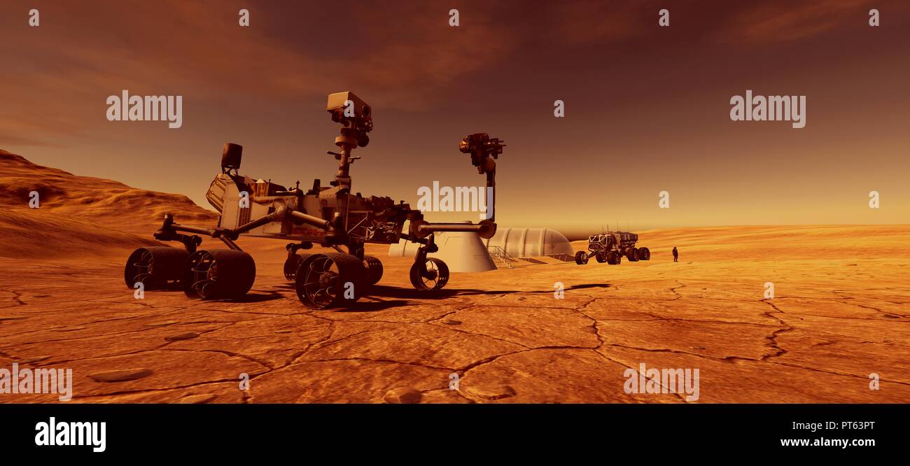 Extremely detailed and realistic high resolution 3d image of Mars ...
