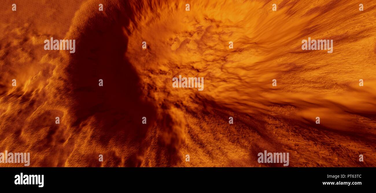 Extremely detailed and realistic high resolution 3d image of mars like ...