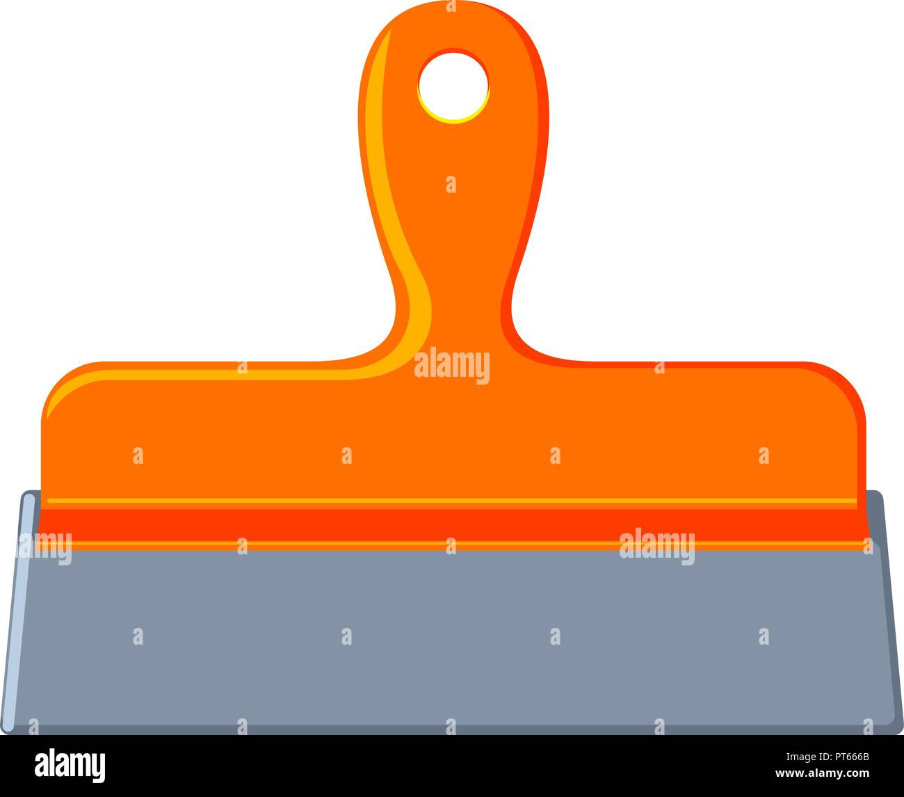 Colorful cartoon whide spatula Stock Vector