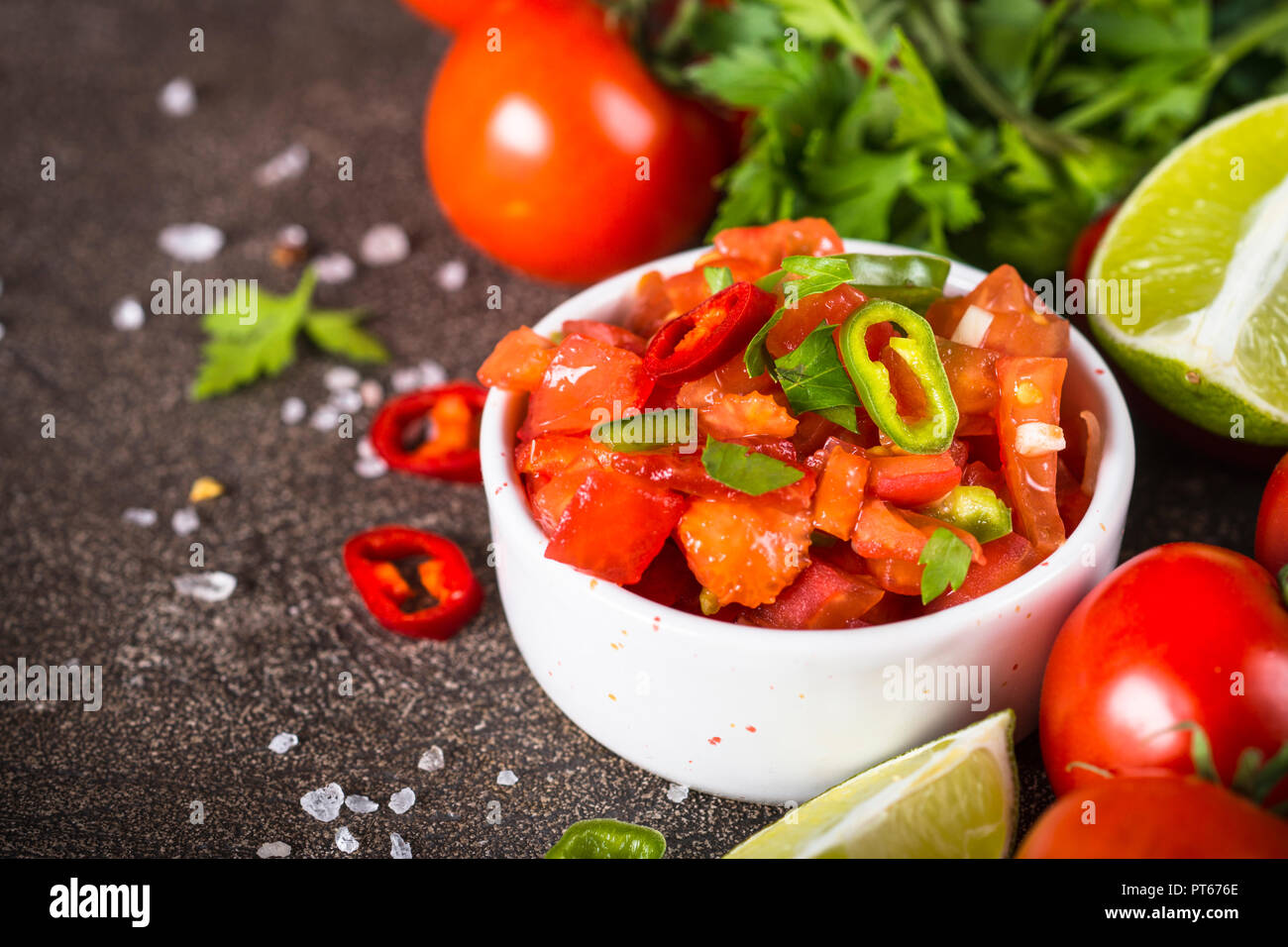 Salsa sauce Stock Photo - Alamy