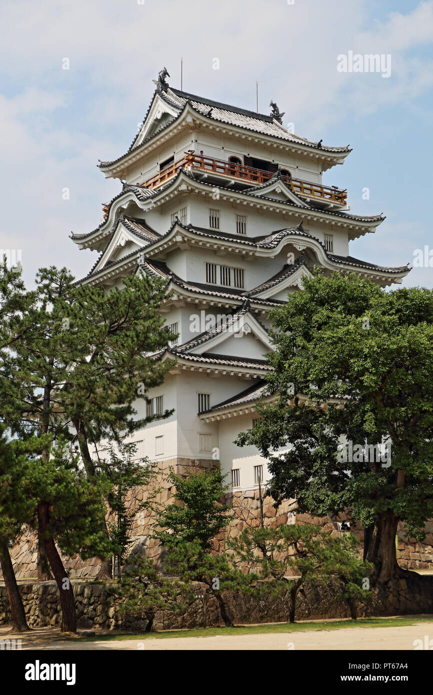 Fukuyama Castle, Fukuyama Park, Fukuyama, Hiroshima, Japan Stock Photo
