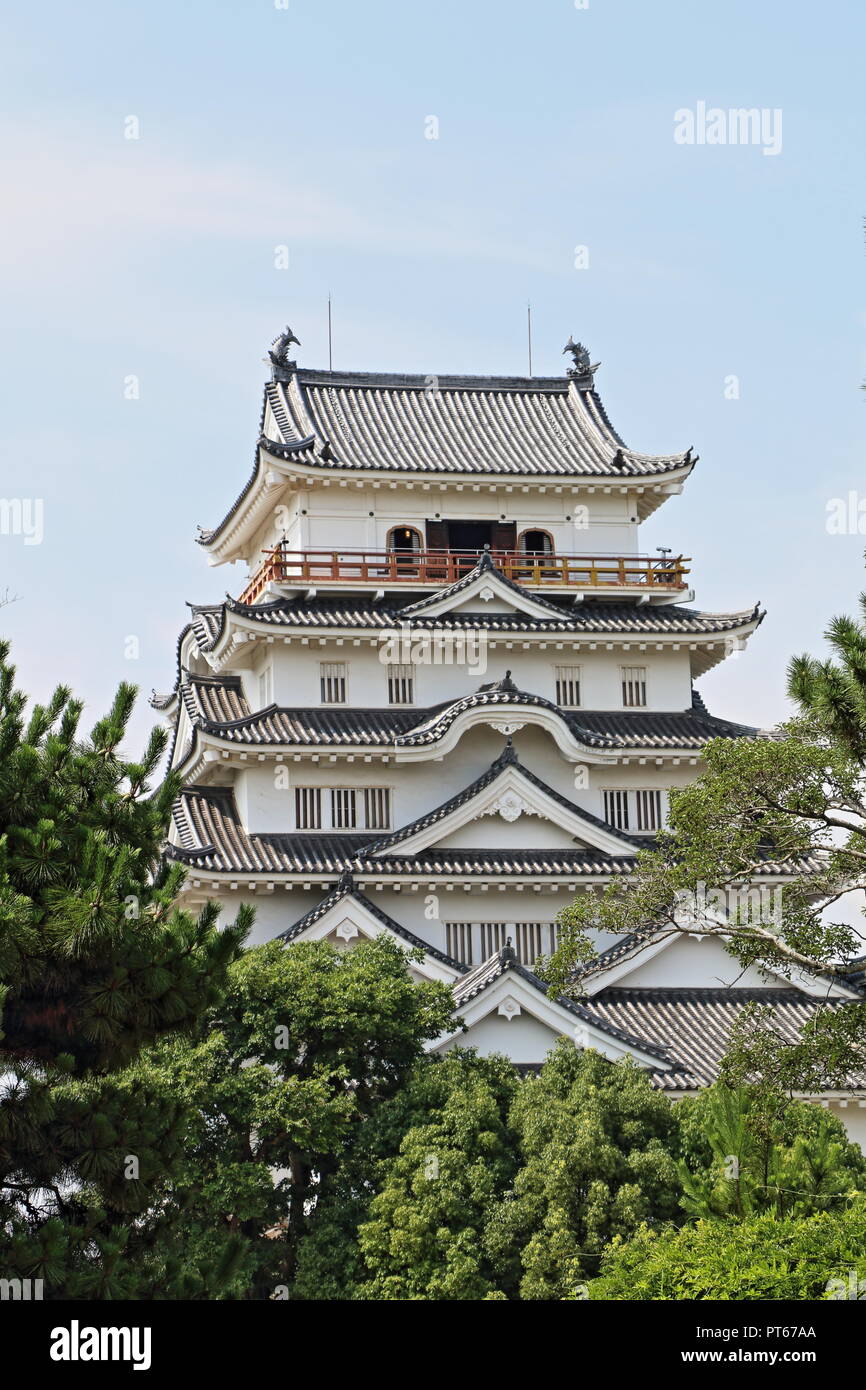 Fukuyama Castle, Fukuyama Park, Fukuyama, Hiroshima, Japan Stock