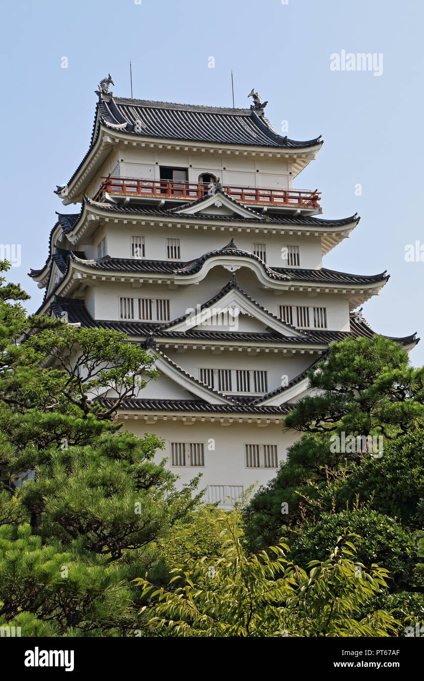 Fukuyama Castle, Fukuyama Park, Fukuyama, Hiroshima, Japan Stock Photo