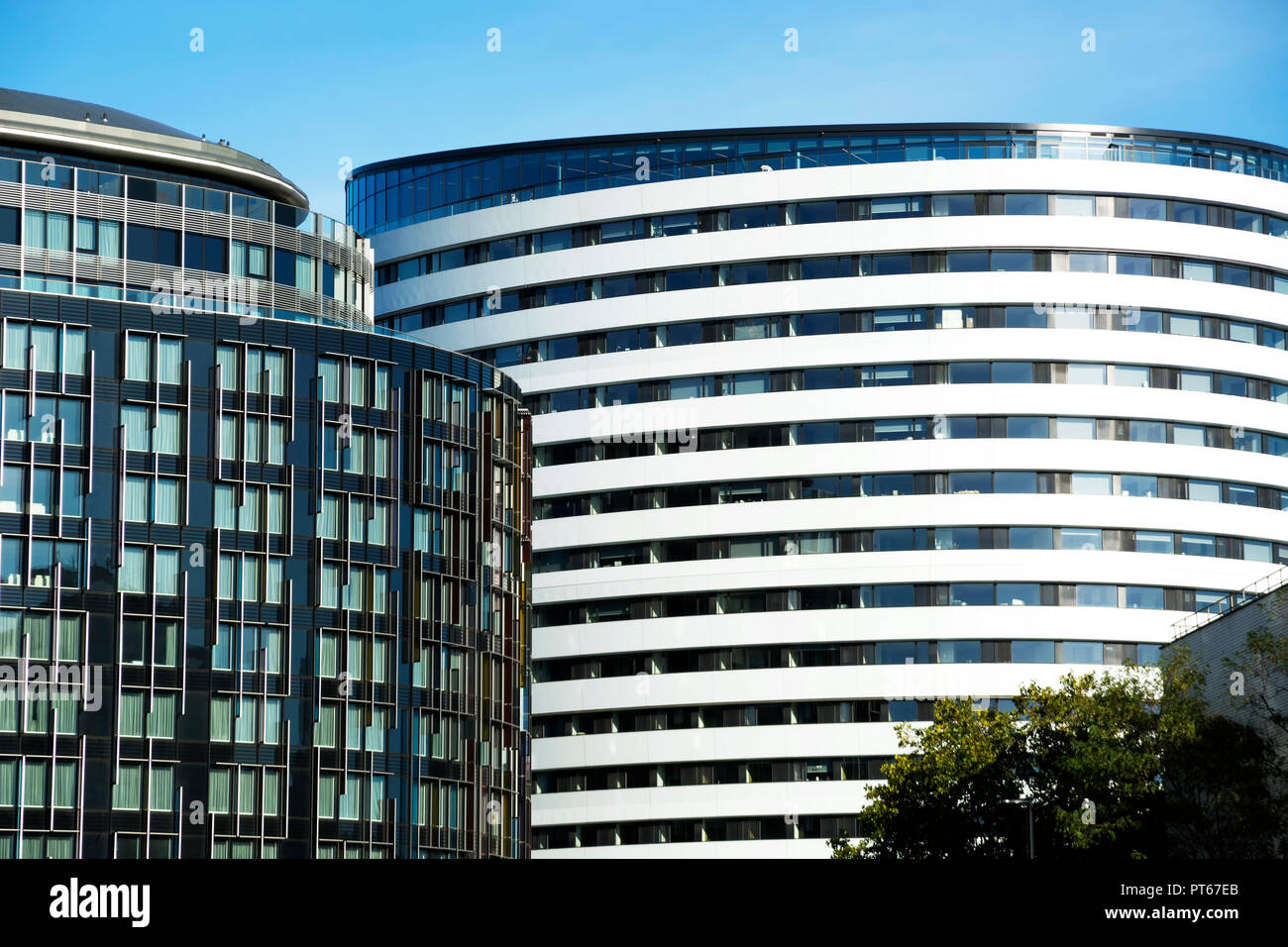 Modern buildings in London city, in 17. September 2018. ( London - United Kingdom ) Stock Photo