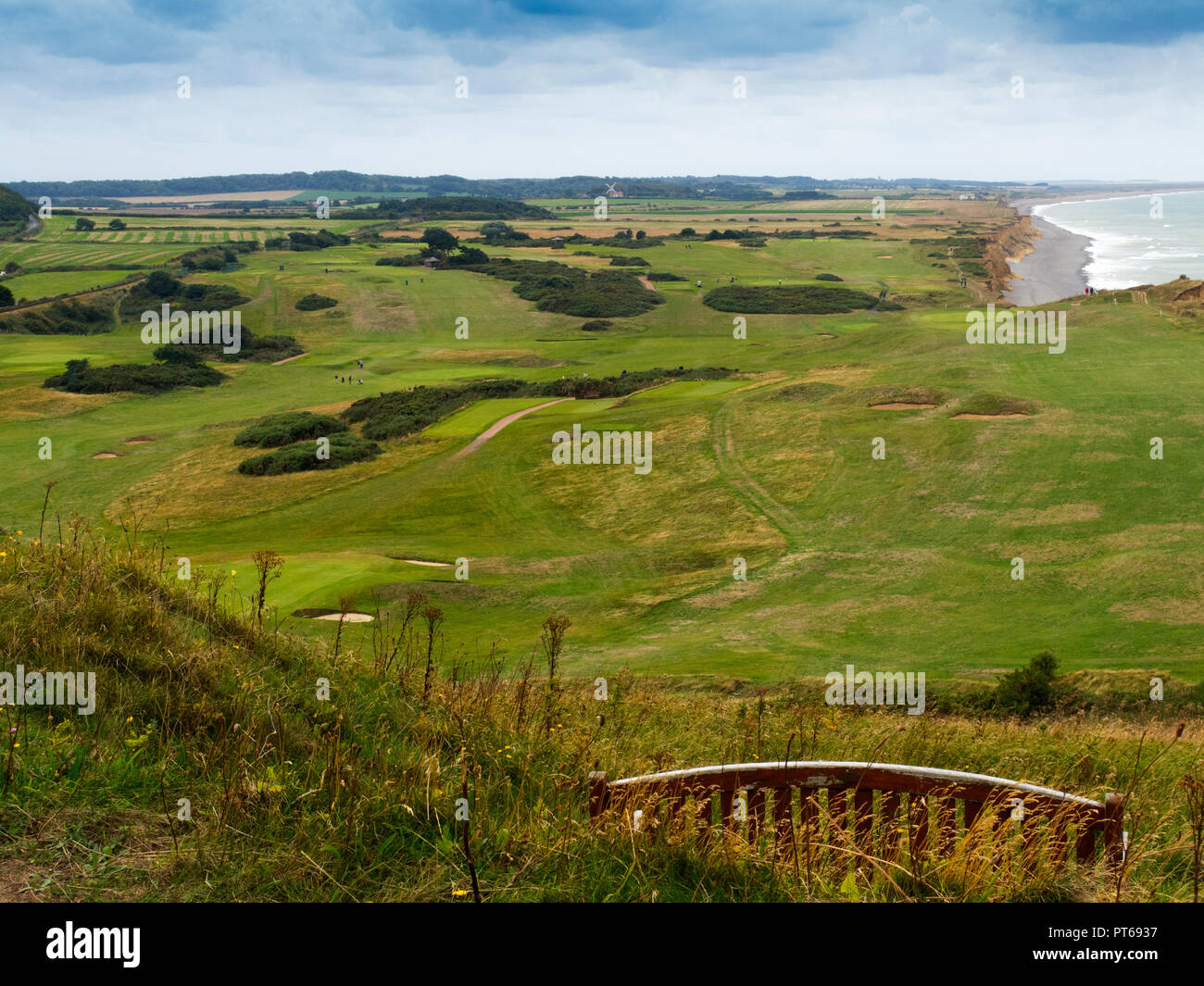Golf course Sheringham Norfolk UK Stock Photo