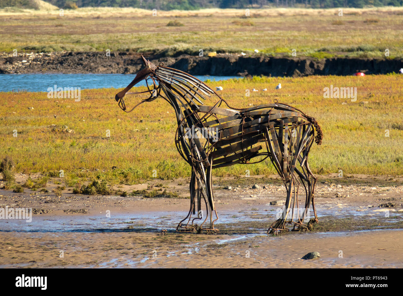 Wells next the sea horse sculpture hires stock photography and images Alamy