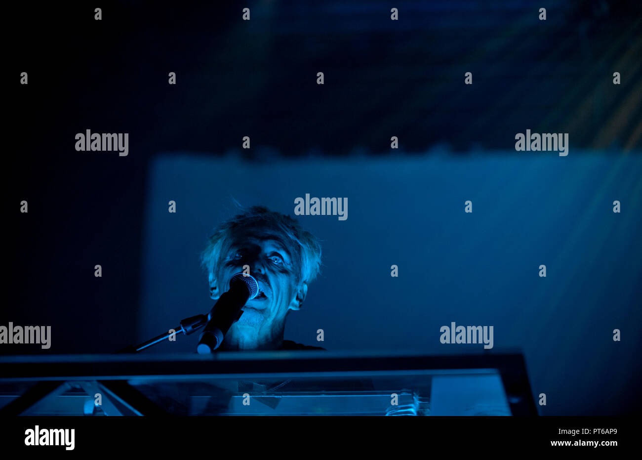 Belgian electronic dance music band Praga Khan performing at the