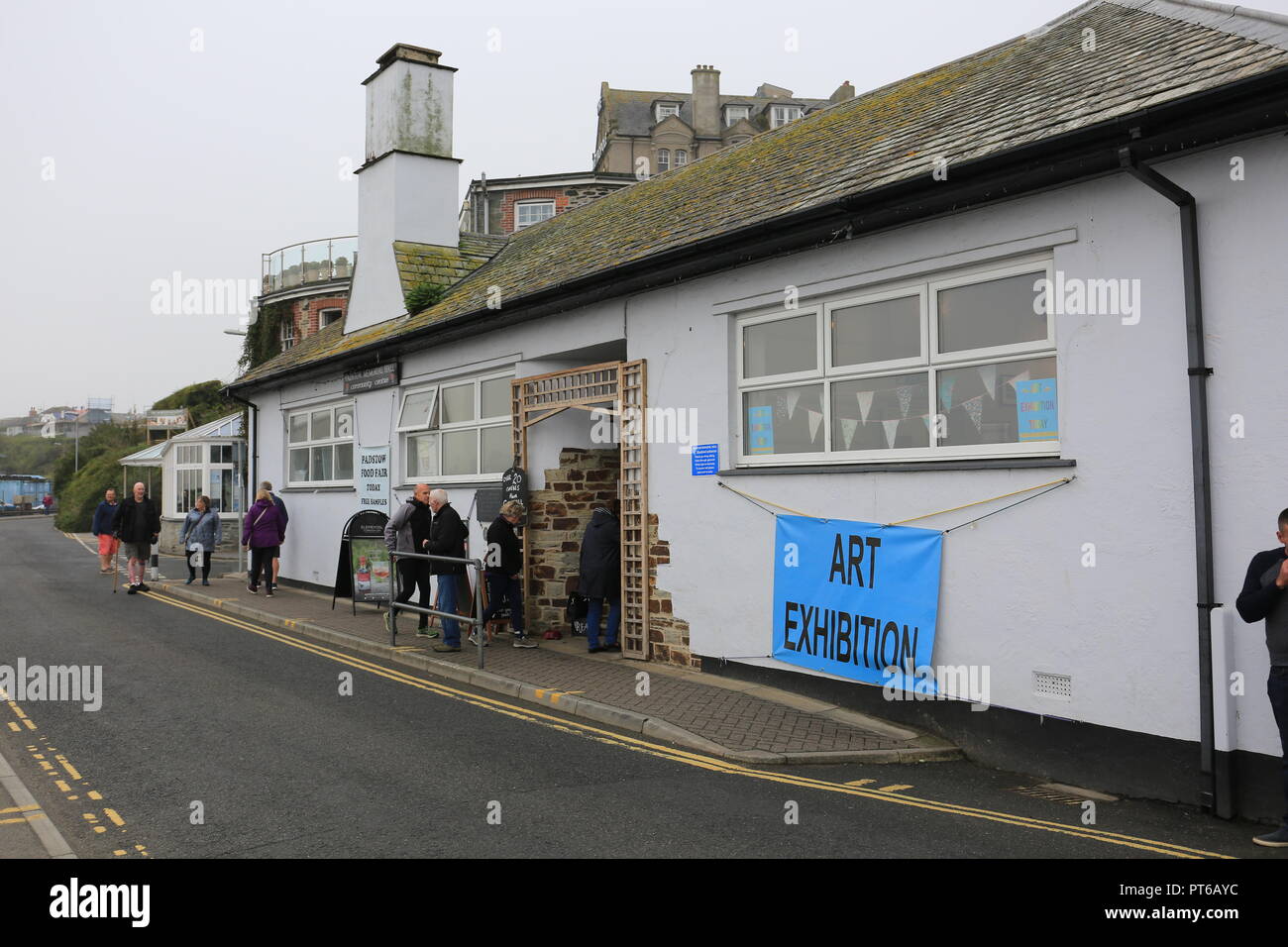 Padstow Memorial Hall Community Centre Stock Photo Alamy