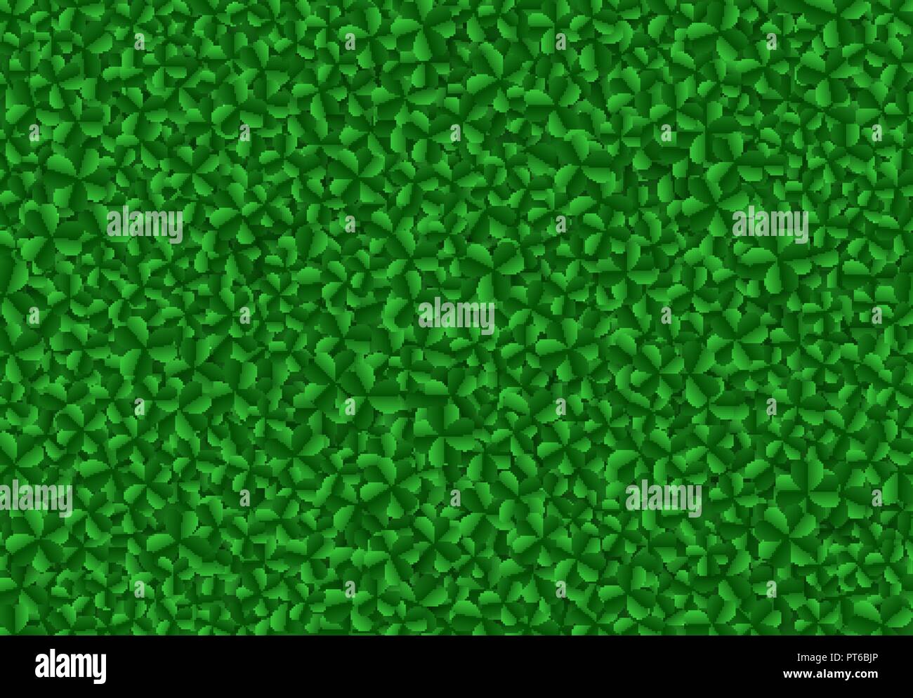 Vector background clover leaves, st Patricks day Stock Vector Image ...