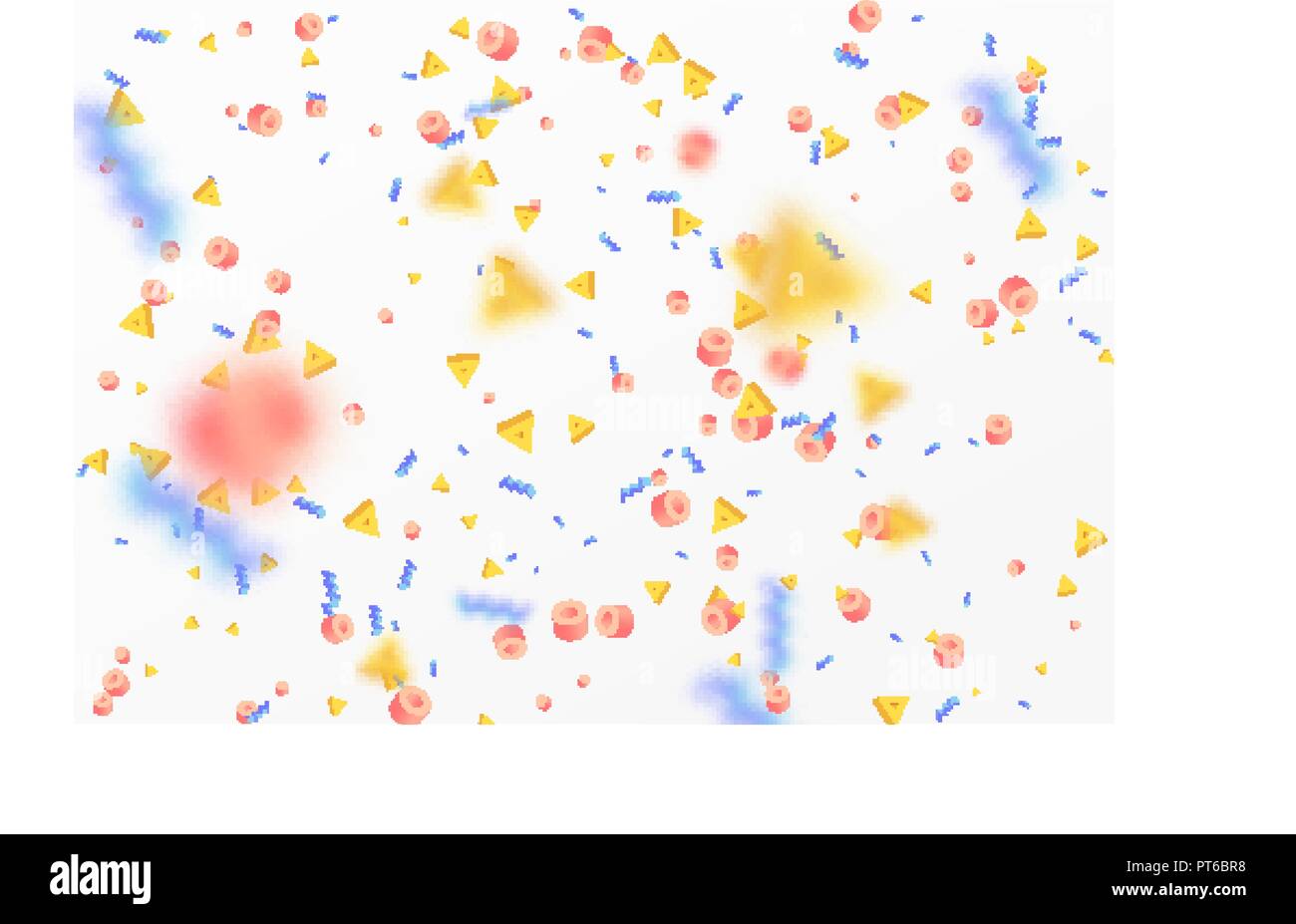 Abstract pattern geometric elements on a white background. Stock Vector
