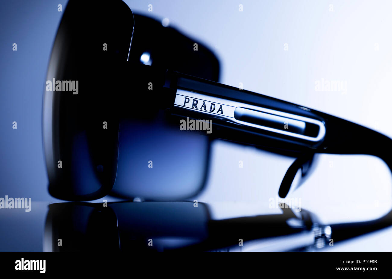 Men's Prada Sunglasses Stock Photo