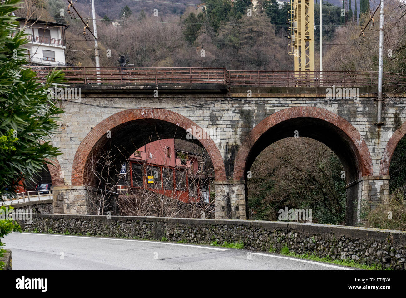 Arched road bridge in fishing hi-res stock photography and images - Alamy