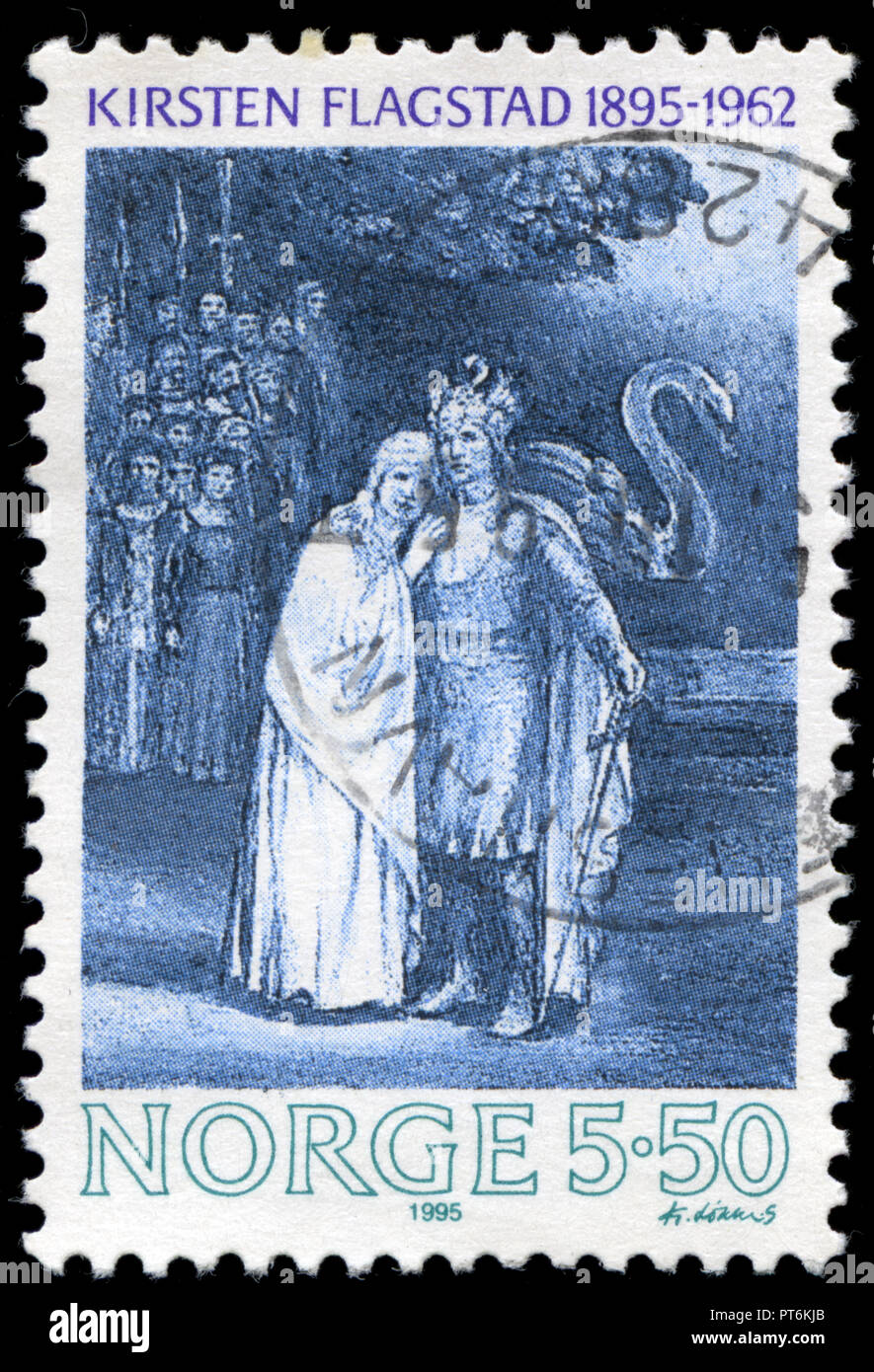 Briefmarken Norwegen 1183-1184 – Postfrisch MNH, 1995 Kirsten Flagstad – Komplett Ausgabe Sammlerstück