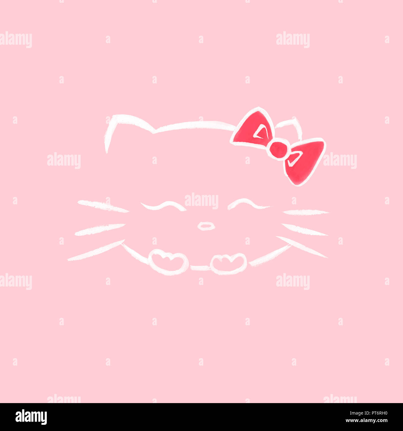 Hello Kitty LV Inspired Pink Ready To Press Sublimation Print for