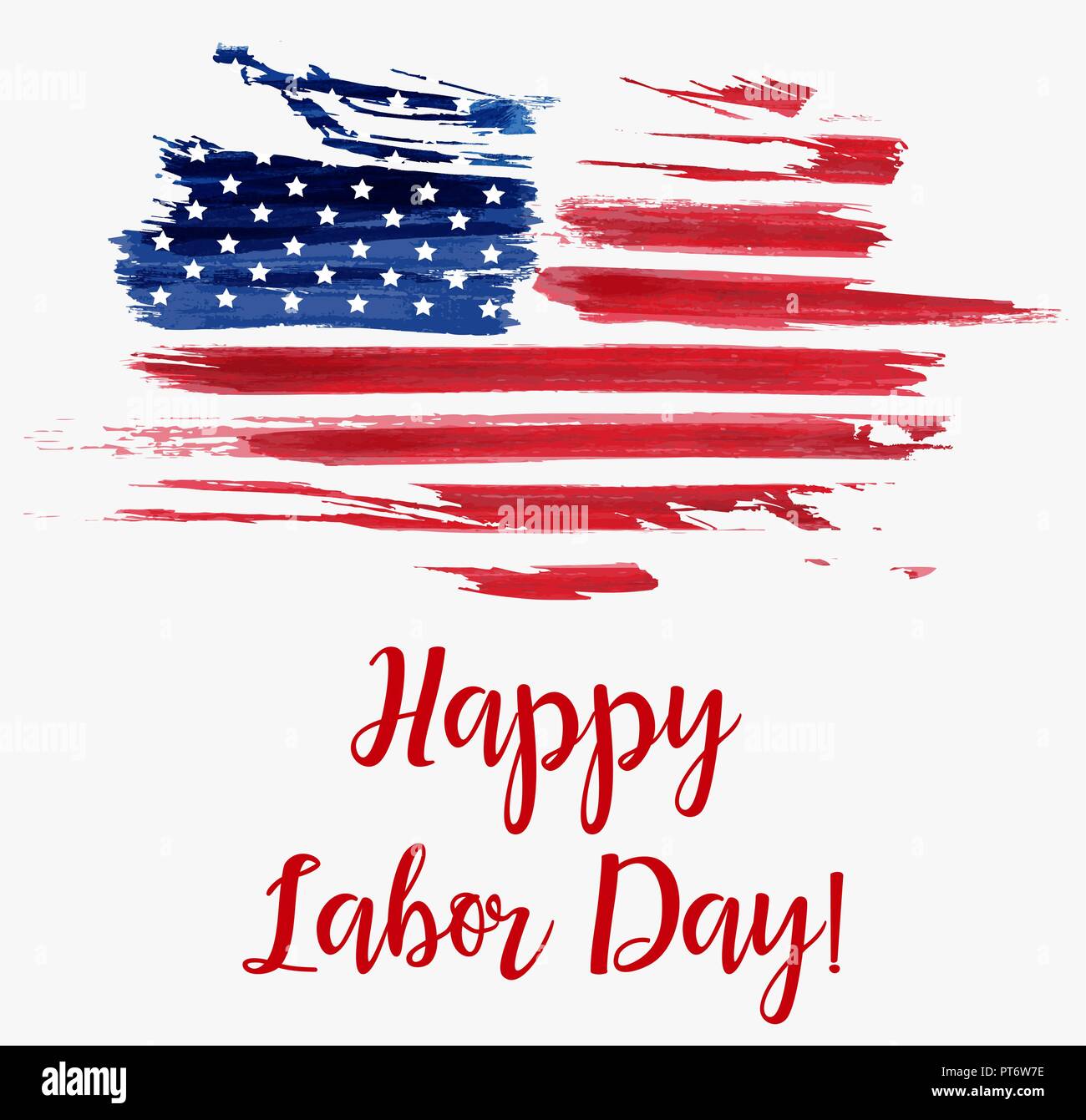 usa labor day holiday background grunge abstract flag template for