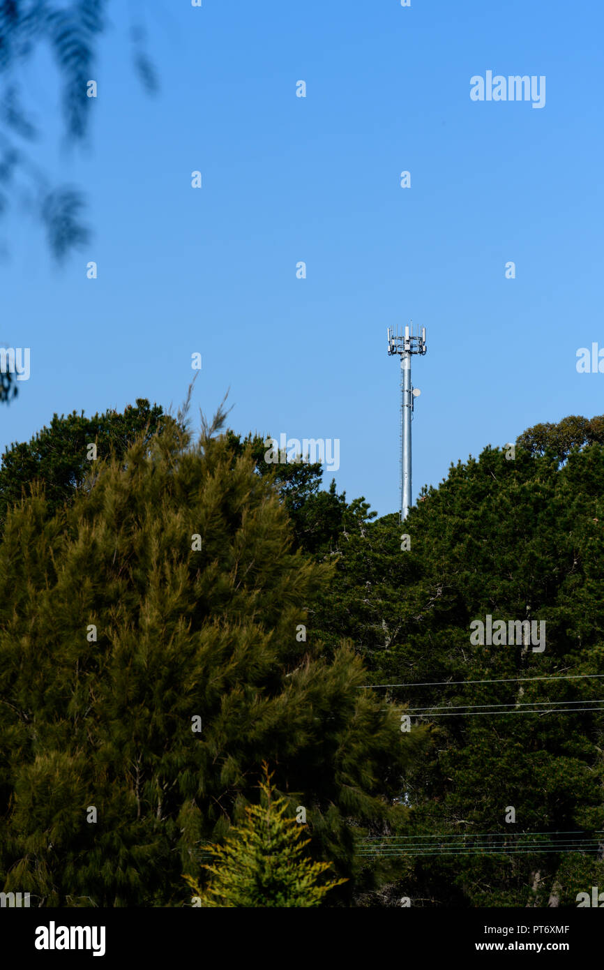 Wireless Broadband Tower Australia Stock Photo Alamy
