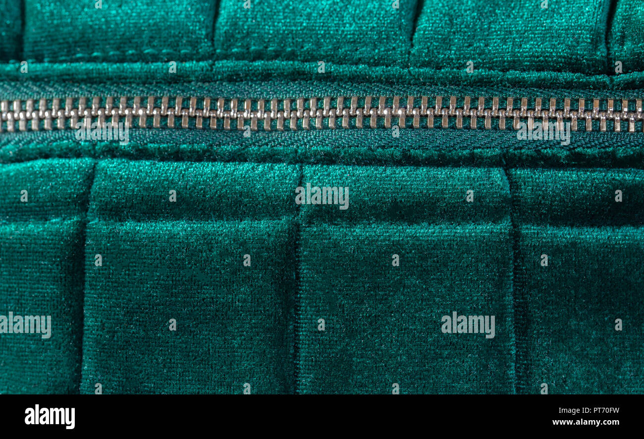 abstract background from fabric texture green velvet Stock Photo - Alamy