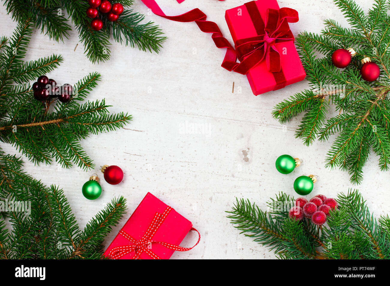 Christmas gift giving Stock Photo - Alamy