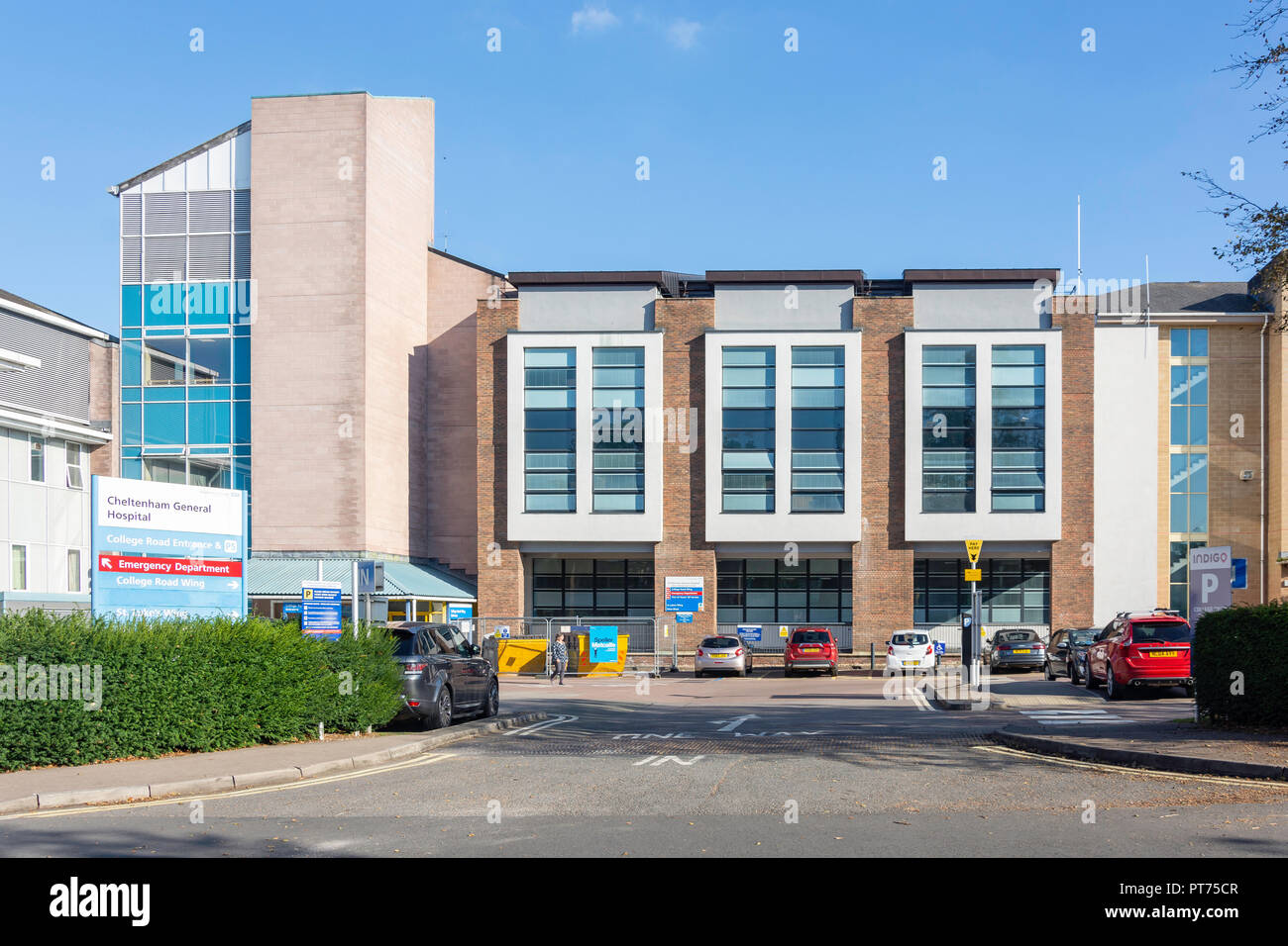 College Road entrance, Cheltenham General Hospital, College Road