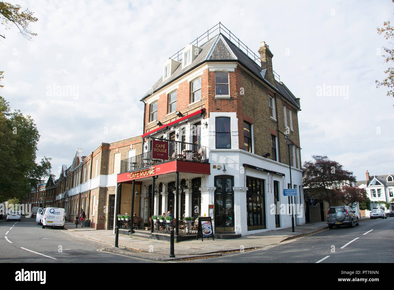The former Cafe Rouge, Strand-On-The-Green, Chiswick, London, UK Stock Photo