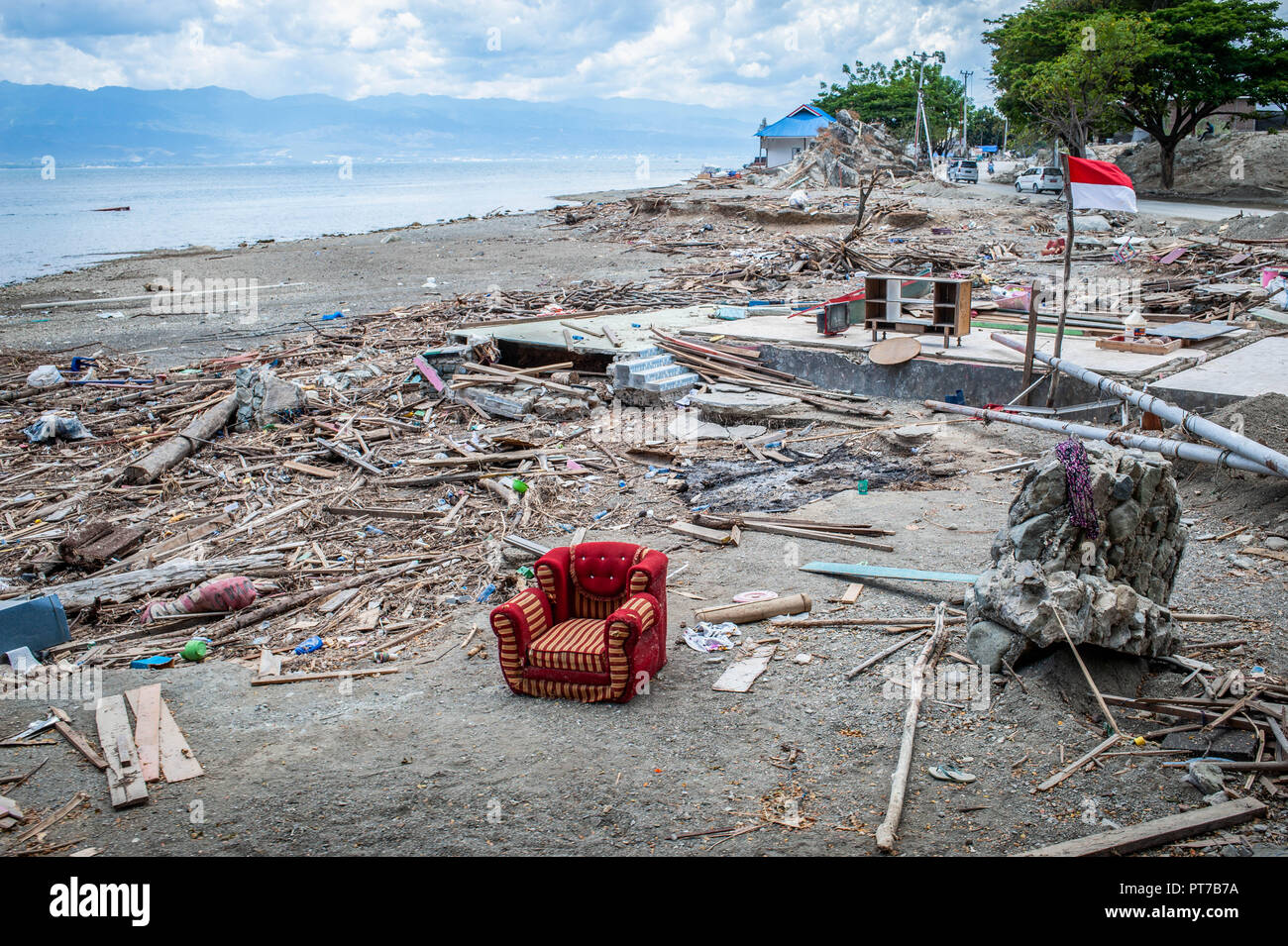 Palu Central Sulawesi Indonesia 7th Oct 2018 General View Of