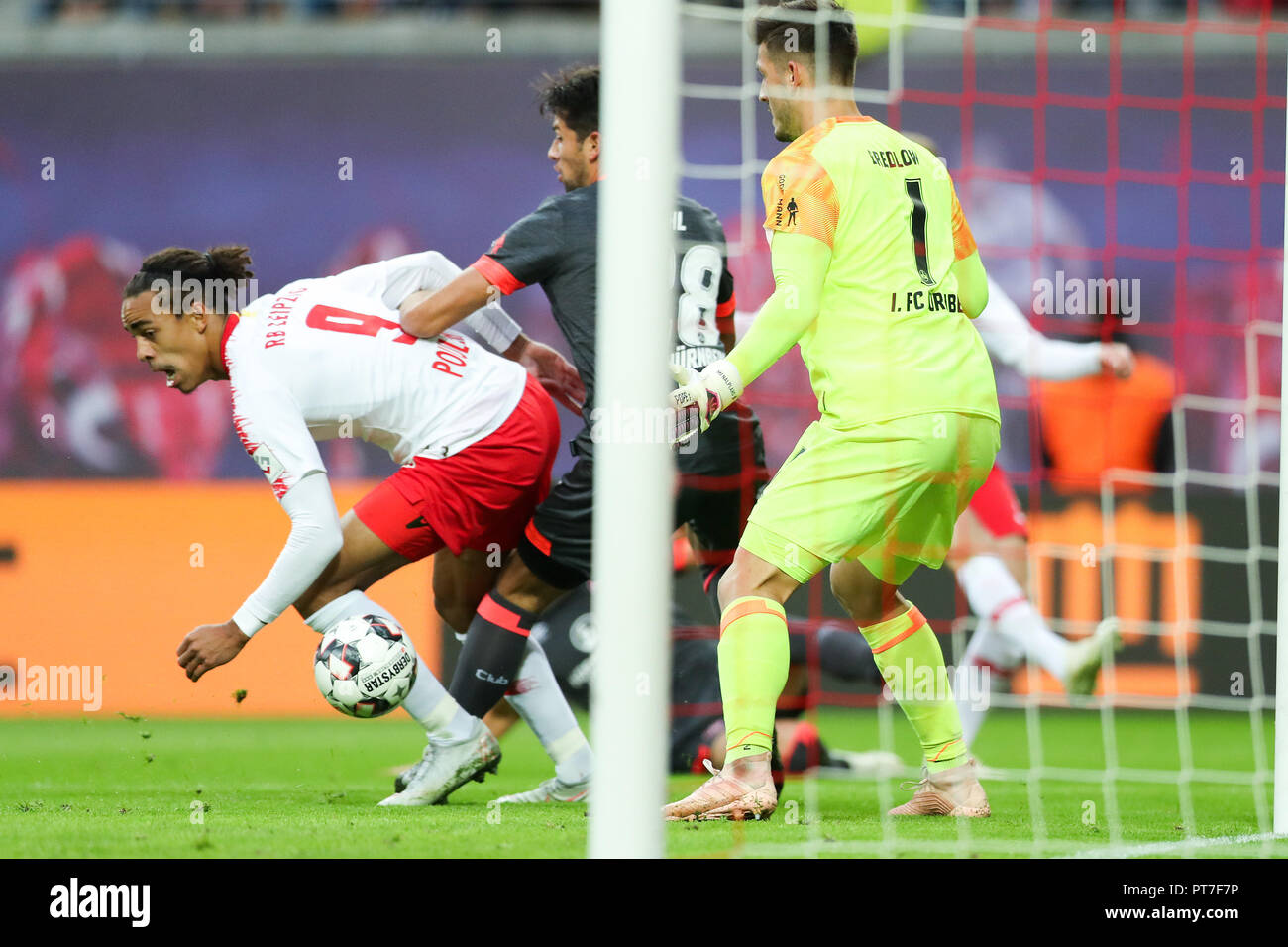 Leipzig, Saxony. 07th Oct, 2018. 07 October 2018, Germany, Leipzig Soccer Bundesliga, Matchday